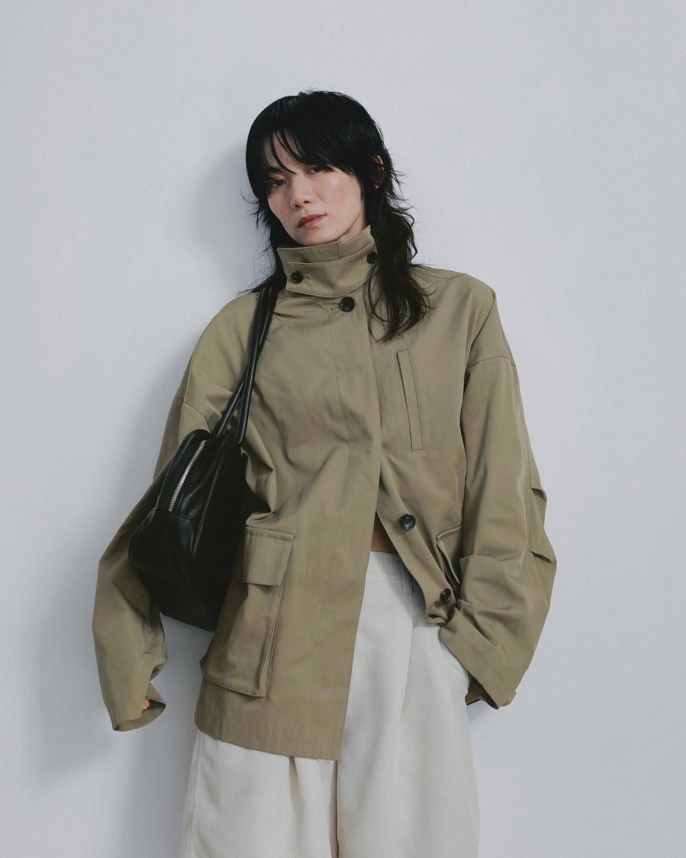Over Half Coat (Beige) / オーバーハーフコート (ベージュ) / 26SS