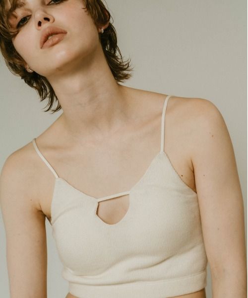 Knuth Marf - front design bra top / フロントデザインブラ