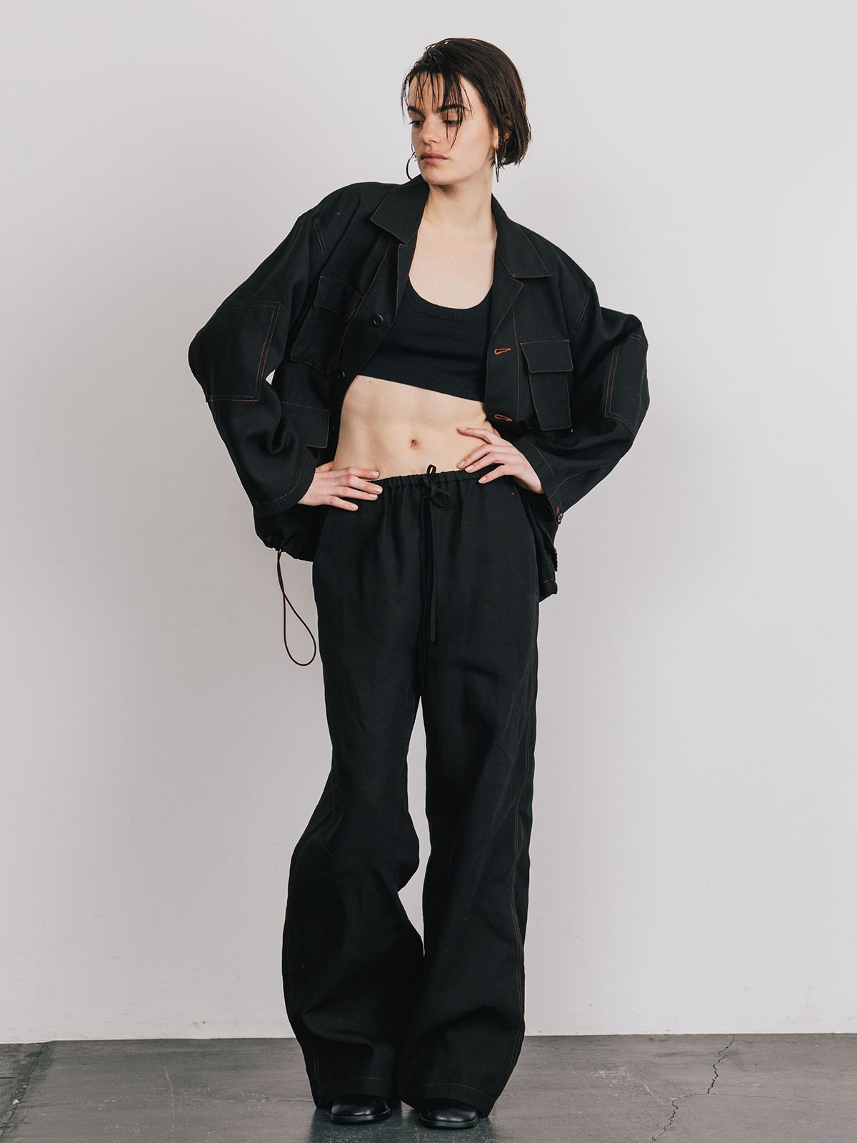 【25SS】TENCEL BDU JACKET / テンセルBDUジャケット (ブラック)