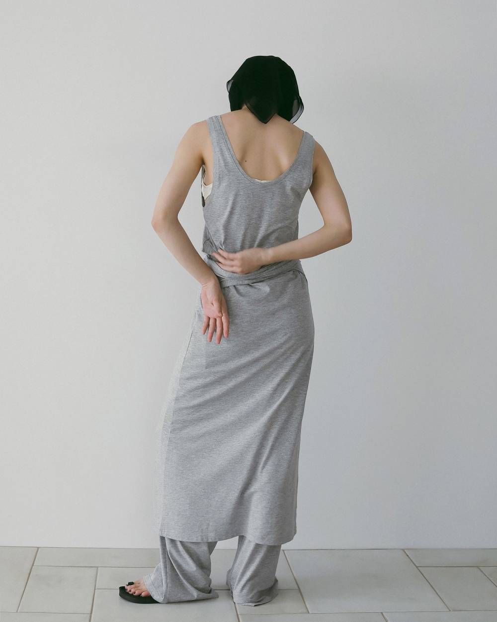 カットラフパンツ (グレー) Cut Rough Pants (Gray) / 26SS