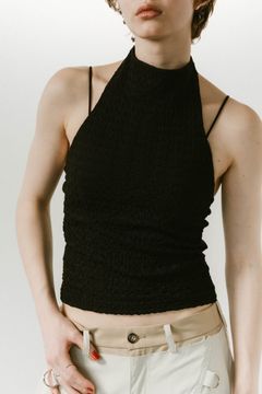 halter neck tops / ホルターネックトップス (ブラック) / 25SS