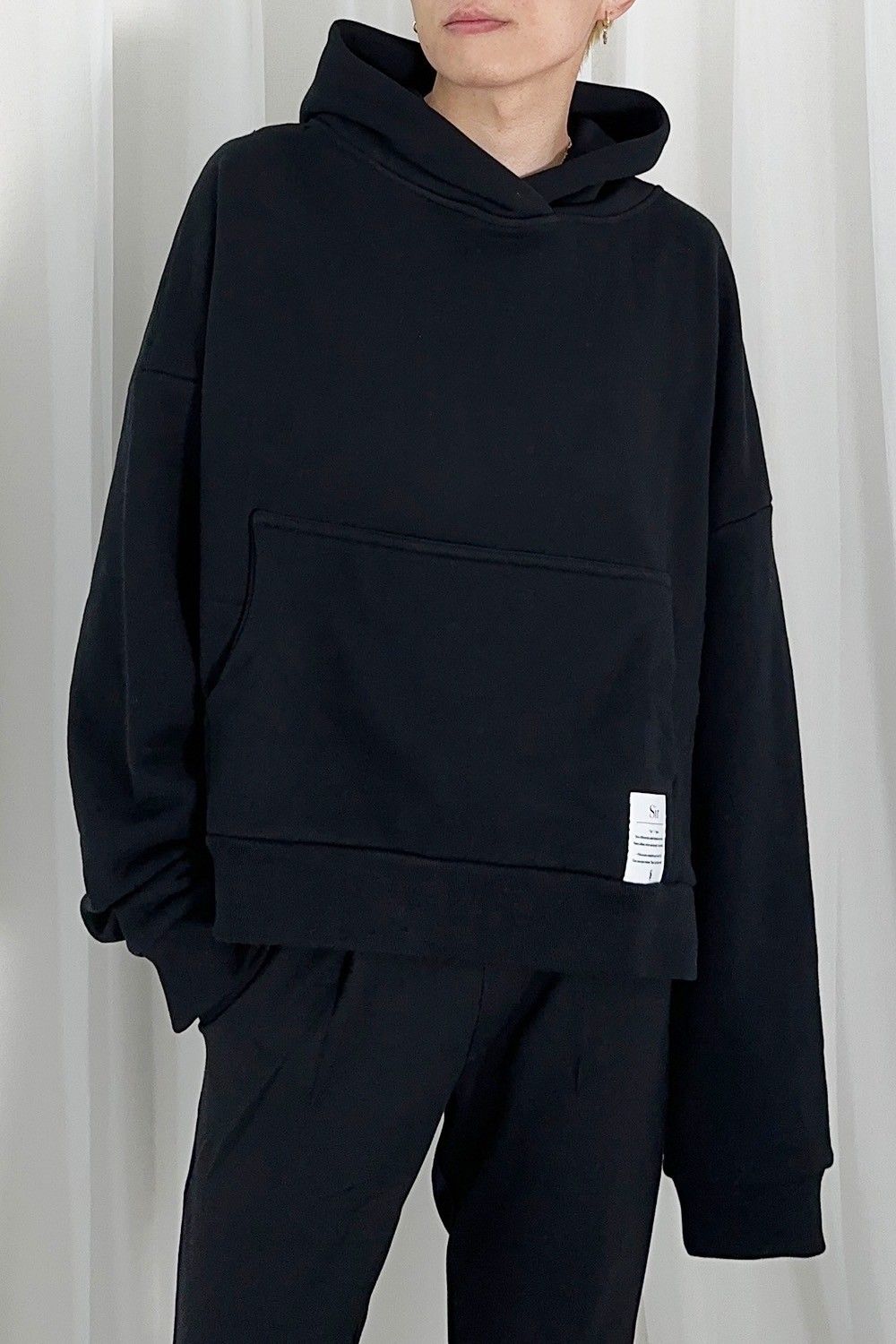 Sir - BOX HOODIE / ボックス フーディ (ブラック) | Sir online store