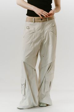 docking nylon pants(unisex) / ドッキングナイロンパンツ (アイボリー) / 25SS