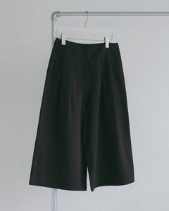 タック バミューダパンツ (ブラック) Tuck Bermuda Pants (Black) / 27SS