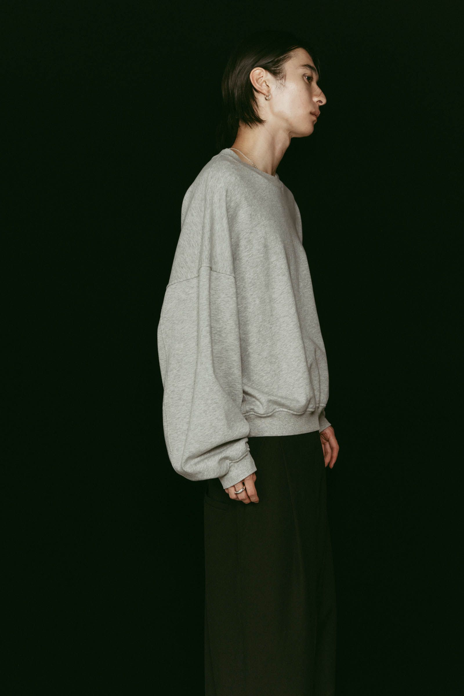 Kerror design sweat(unisex) / Kエラーデザイン スウェット (グレー) / 25AW