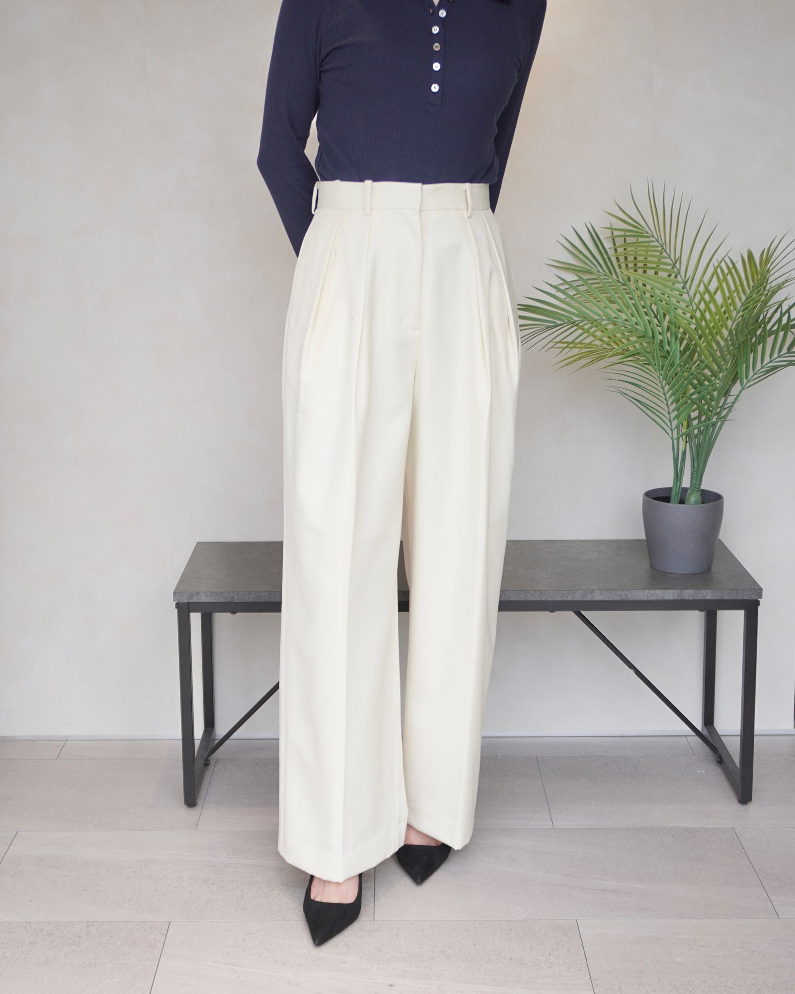【25AW】【THE C】ICHIGUN PANTS / イチグンパンツ (アイボリー)