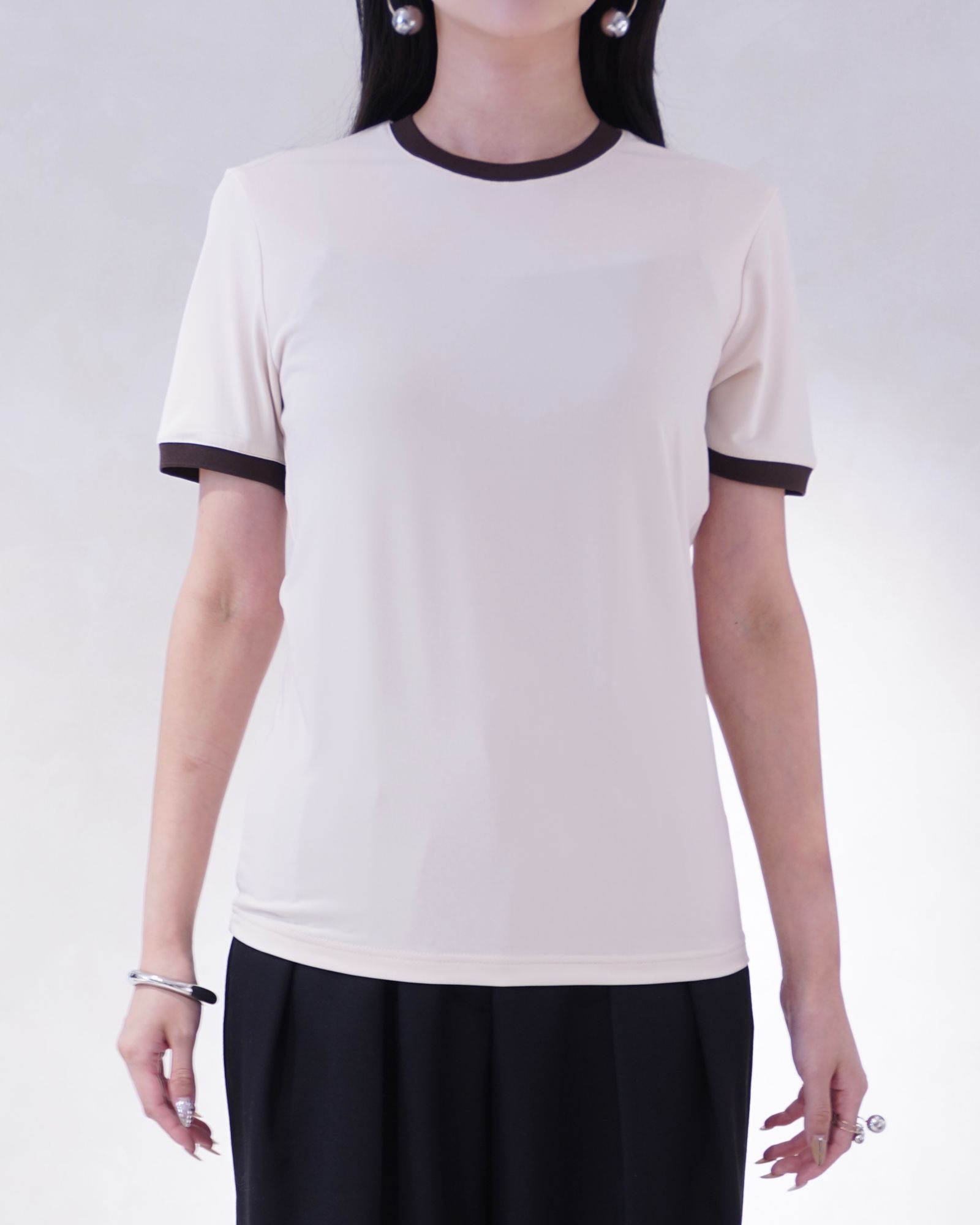 コンパクトリンガー Tシャツ (アイボリー) Compact Ringer T-Shirts (Ivory) /  26SS