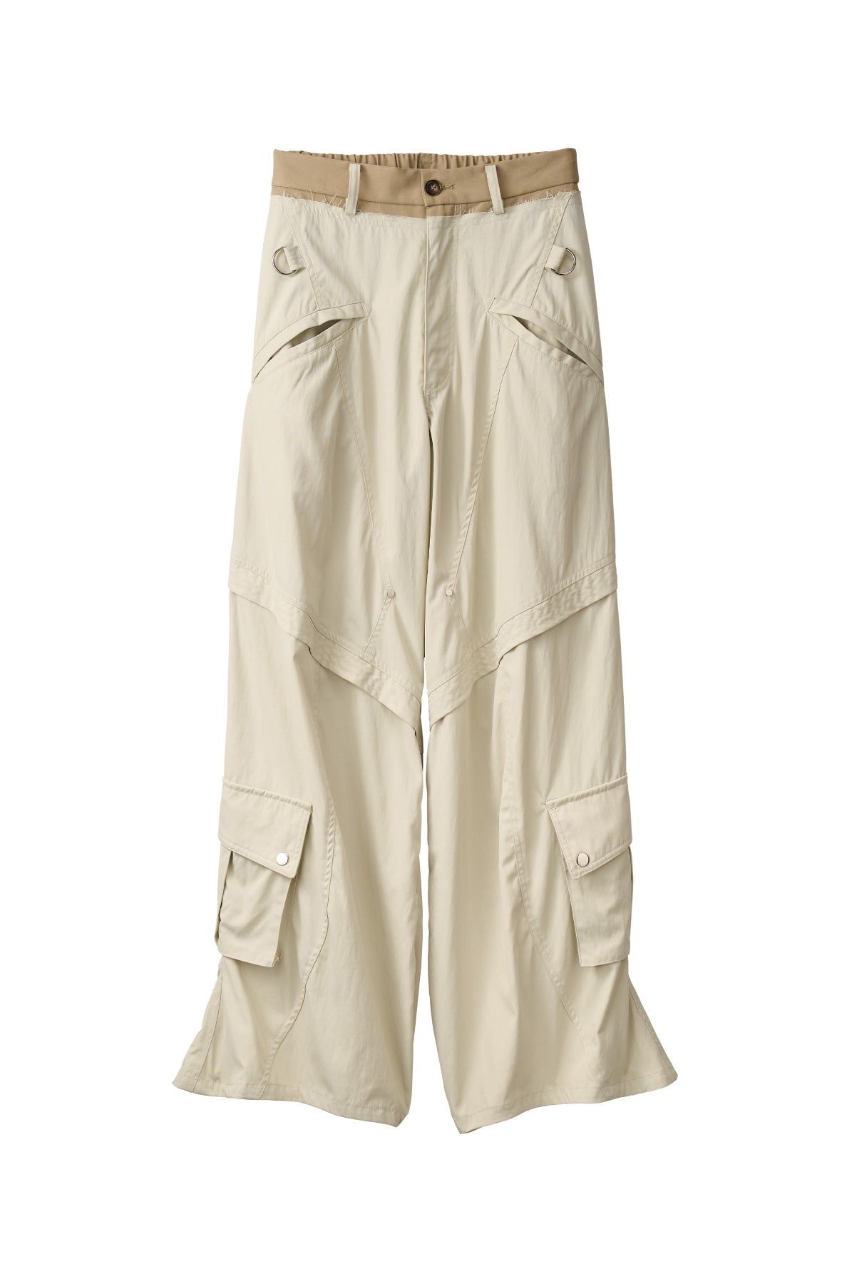 docking nylon pants(unisex) / ドッキングナイロンパンツ (アイボリー) / 25SS