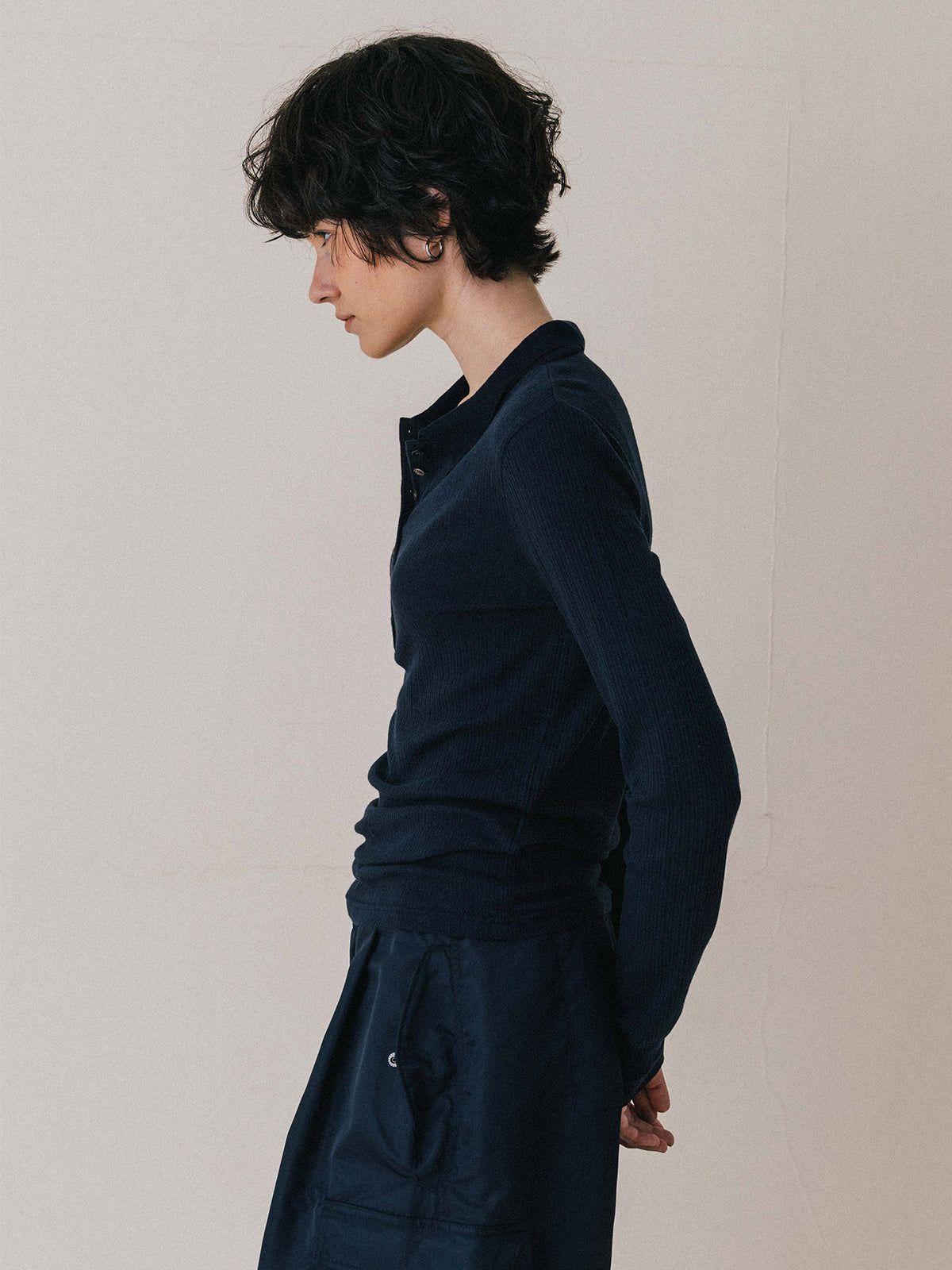 【25AW】ROLAND POLO / ローランドポロシャツ (ネイビー)