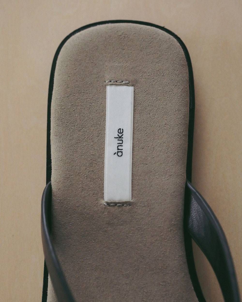 バイカラー トングサンダル (ブラック) Bicolor Tongs Sandals (Black) / 27SS