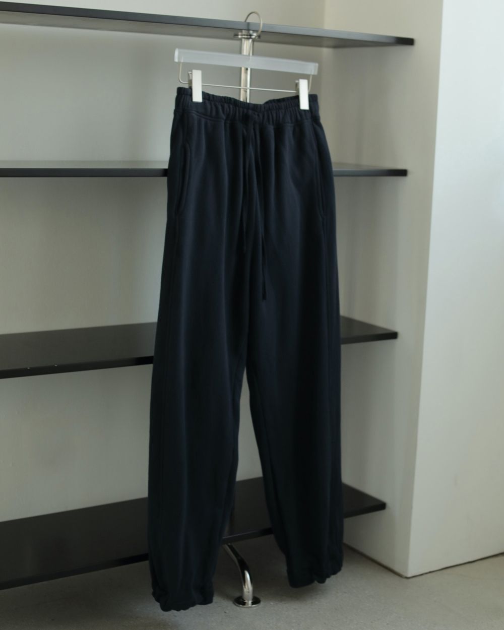 Drawstring Sweat Pants / ドロスト スウェットパンツ (ネイビー)