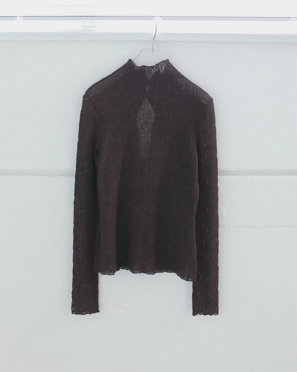 ラッセルレース タートルニット (ブラウン) Raschel Lace Turtle (Brown) / 26AW 【6月29日まで期間限定予約】