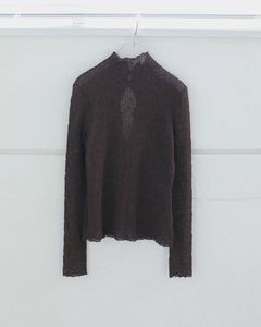 ラッセルレース タートルニット (ブラウン) Raschel Lace Turtle (Brown) / 26AW 【6月29日まで期間限定予約】
