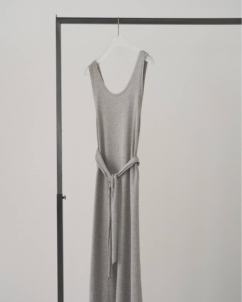 スリーブレス カットワンピース (グレー) Sleeveless Cut Onepiece (Gray) /  26SS