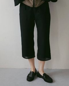 ツイードメッシュ カプリパンツ (ネイビー) Tweed Mesh Capripants (Navy) / 27SS