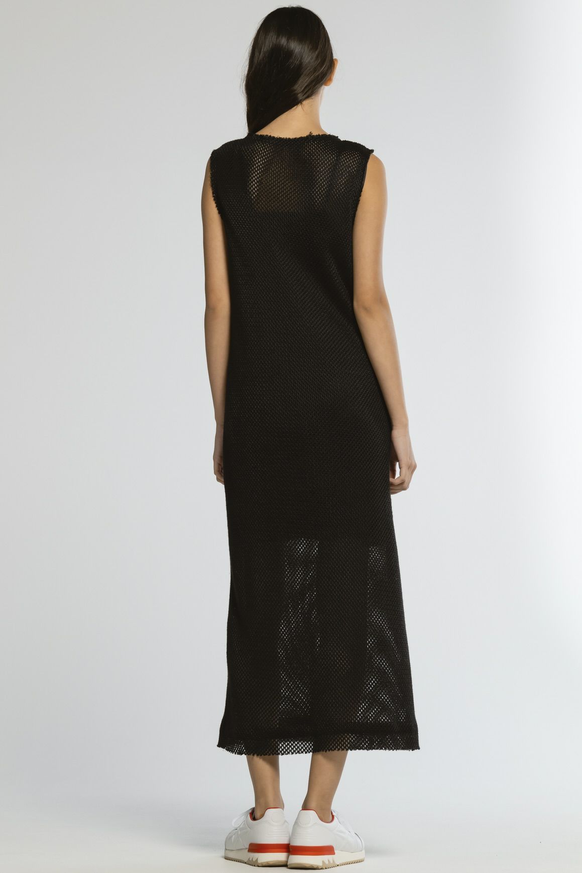 【25SS】RASCHEL SLEEVELESS DRESS / ラッセルスリーブドレス (ブラック/ブラック)