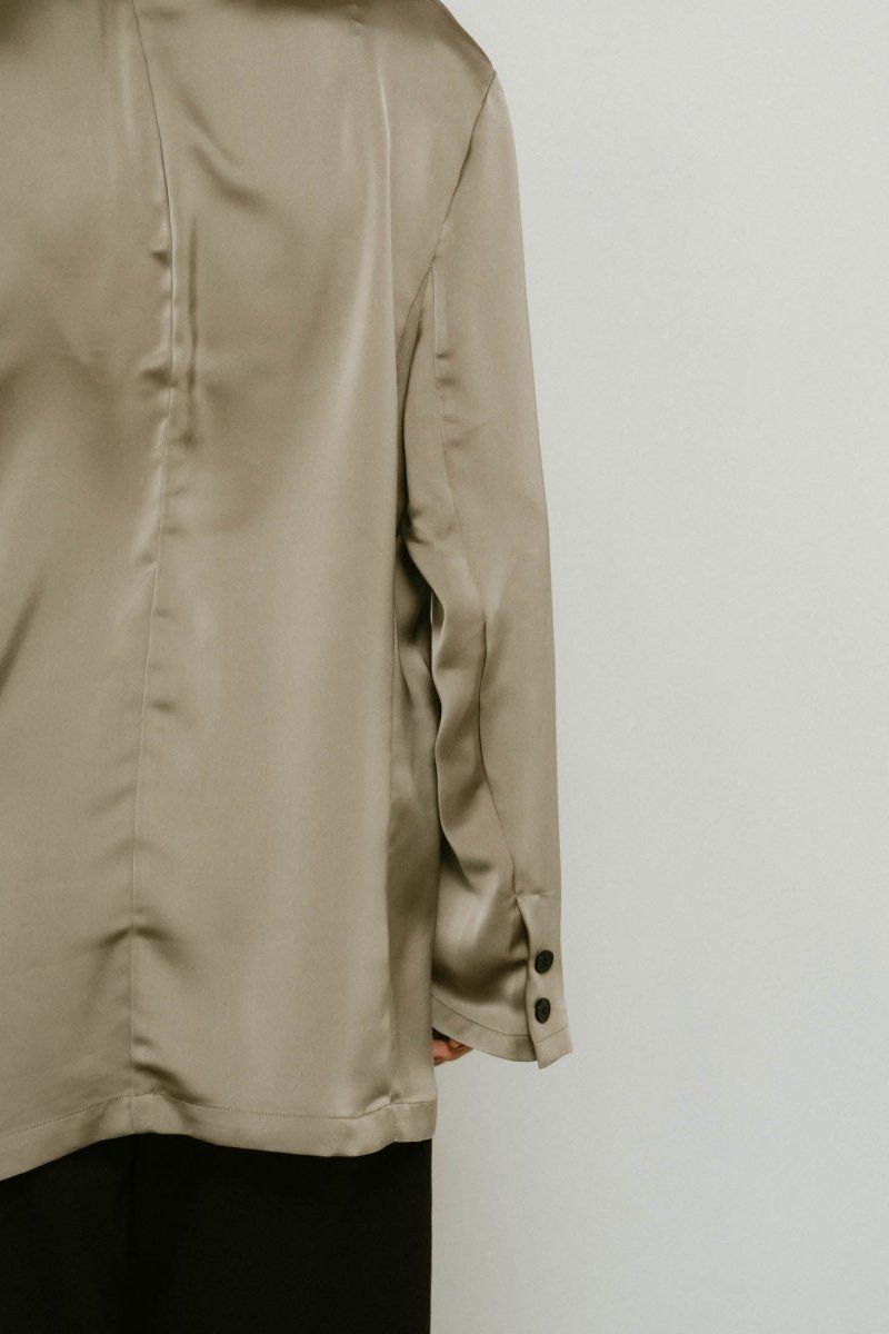Knuth Marf - embroidered satin jacket / エンブロイド サテン