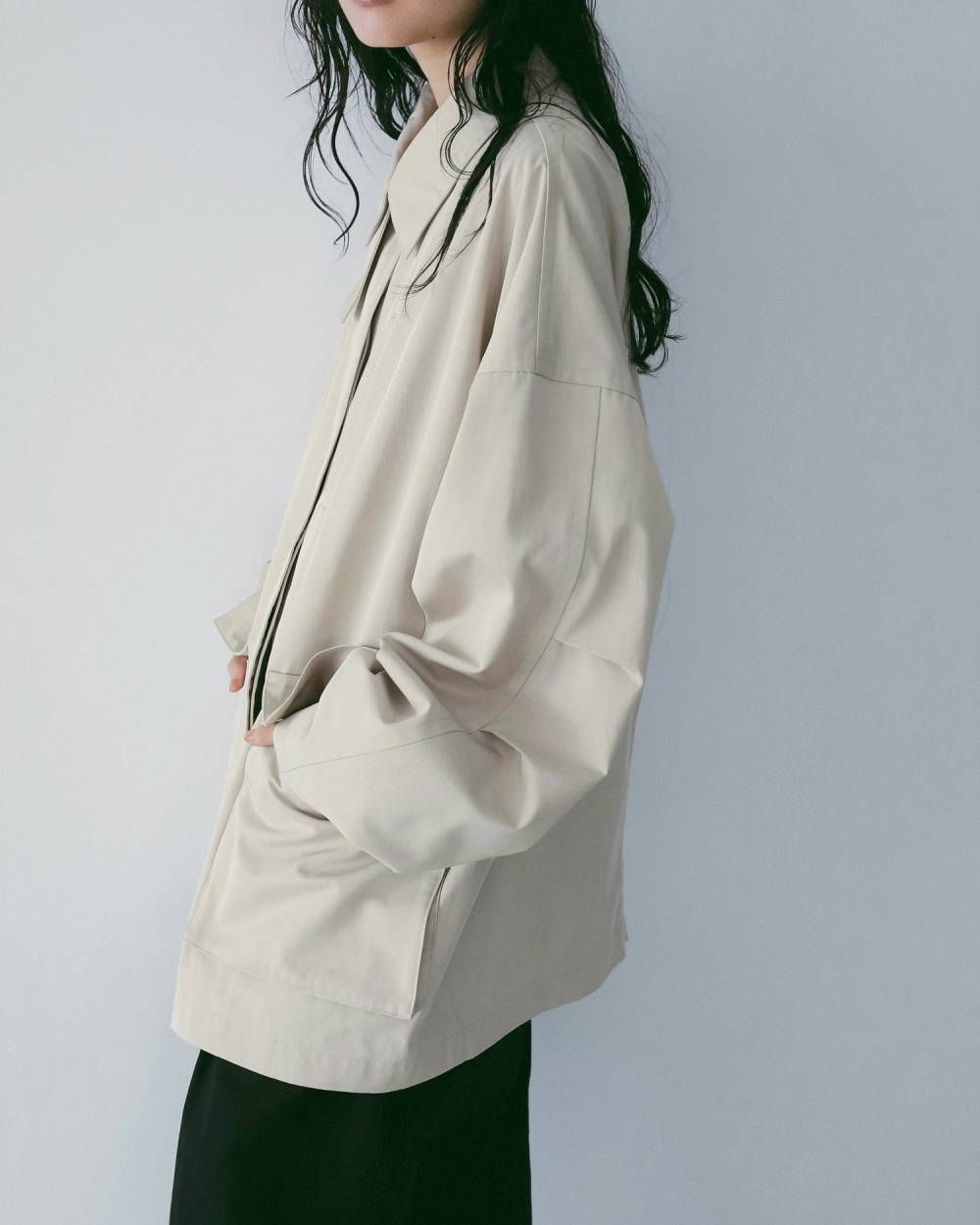 Over Half Coat (Ivory) / オーバーハーフコート (アイボリー) / 26SS