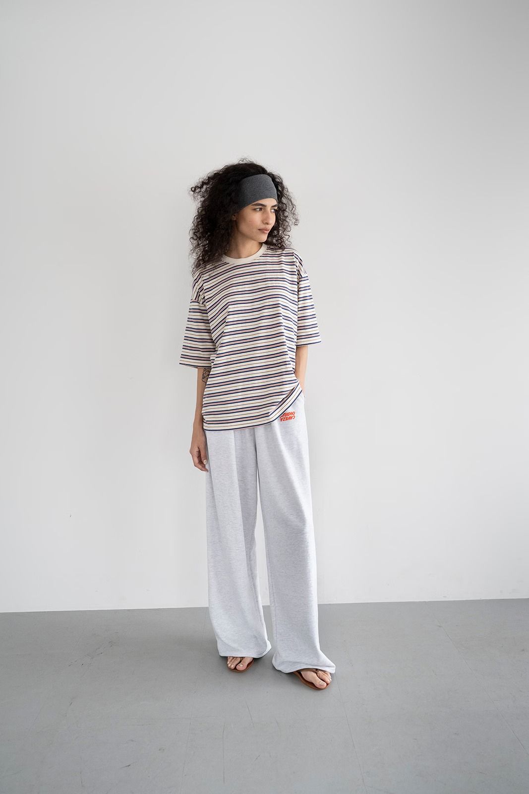 マルチボーダーTシャツ (ブルー)  Multi Border T-shirt (Blue) /  26SS