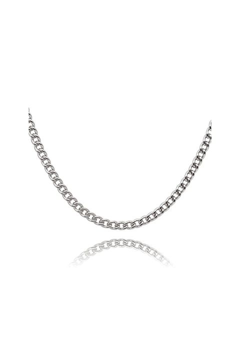 SMALL CURB CHAIN NECKLACE / スモール カーブ チェーン ネックレス STERLING SILVER 925 (シルバー)
