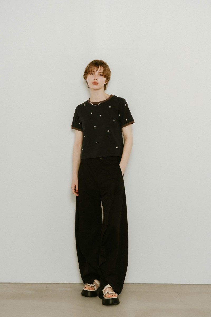 knuth marf K motif mini t shirt ネイビー knuth marf K motif mini t shirt ネイビー - メルカリ