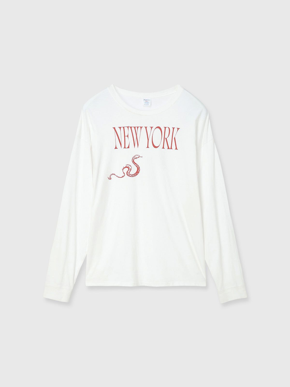 パーマネント ロングスリーブ Tシャツ (NEW YORK SNAKE) PARMANENT L/S TEE /  26AW