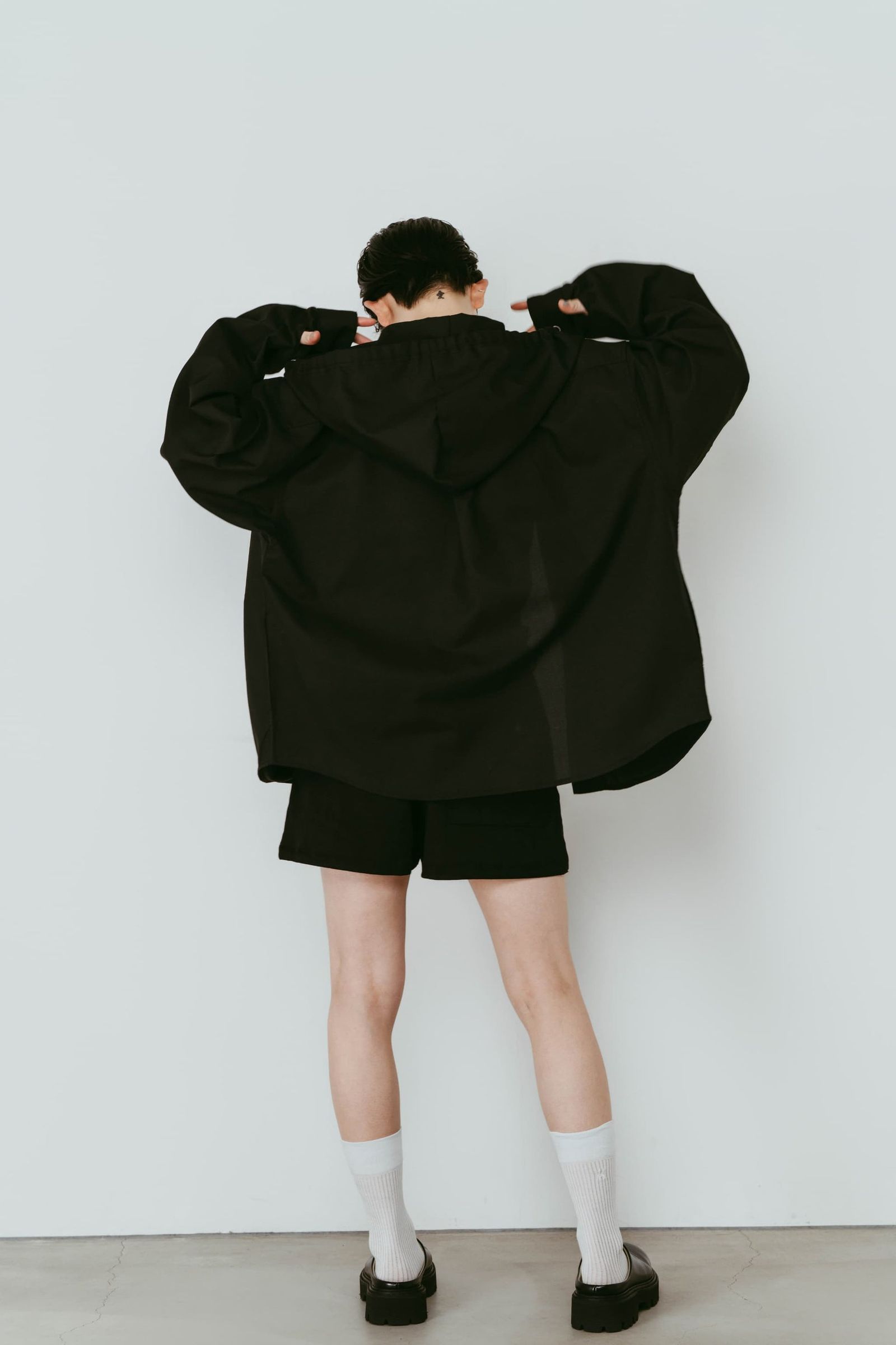 UVプロテクション フーディ (ブラック) UV protection hoodie(unisex) (Black) /  26SS