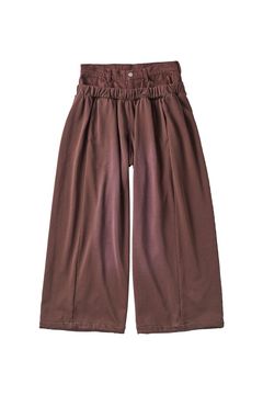 ダブルレイヤースウェットパンツ (ブラウン) double-layer sweatpants (Brown) /  26SS