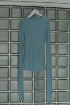 Reversible Long T-shirts / リバーシブルロングTシャツ (ライトブルー)