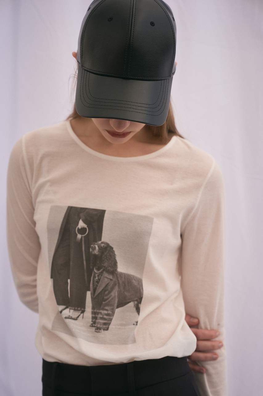 シアーフォトコンパクトロンT (ホワイト) Sheer Photo Compact Long-Sleeve Tee (White) / 26AW
