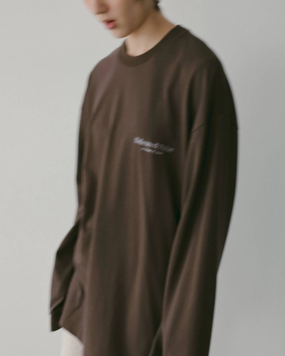 Logo Long T-Shirts / ロゴ ロングスリーブTシャツ (Brown) / 26SS