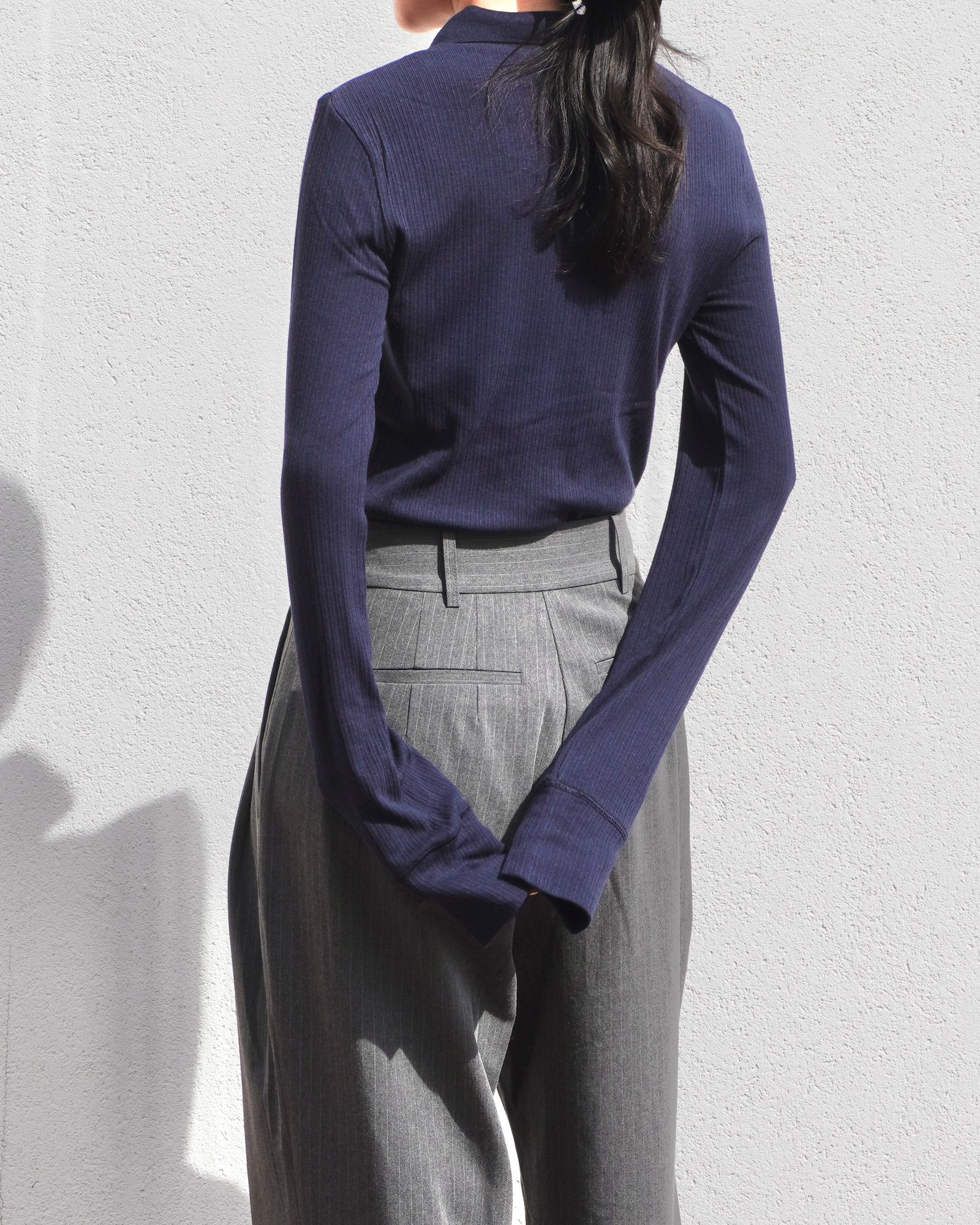 【25AW】ROLAND POLO / ローランポロシャツ (ネイビー)