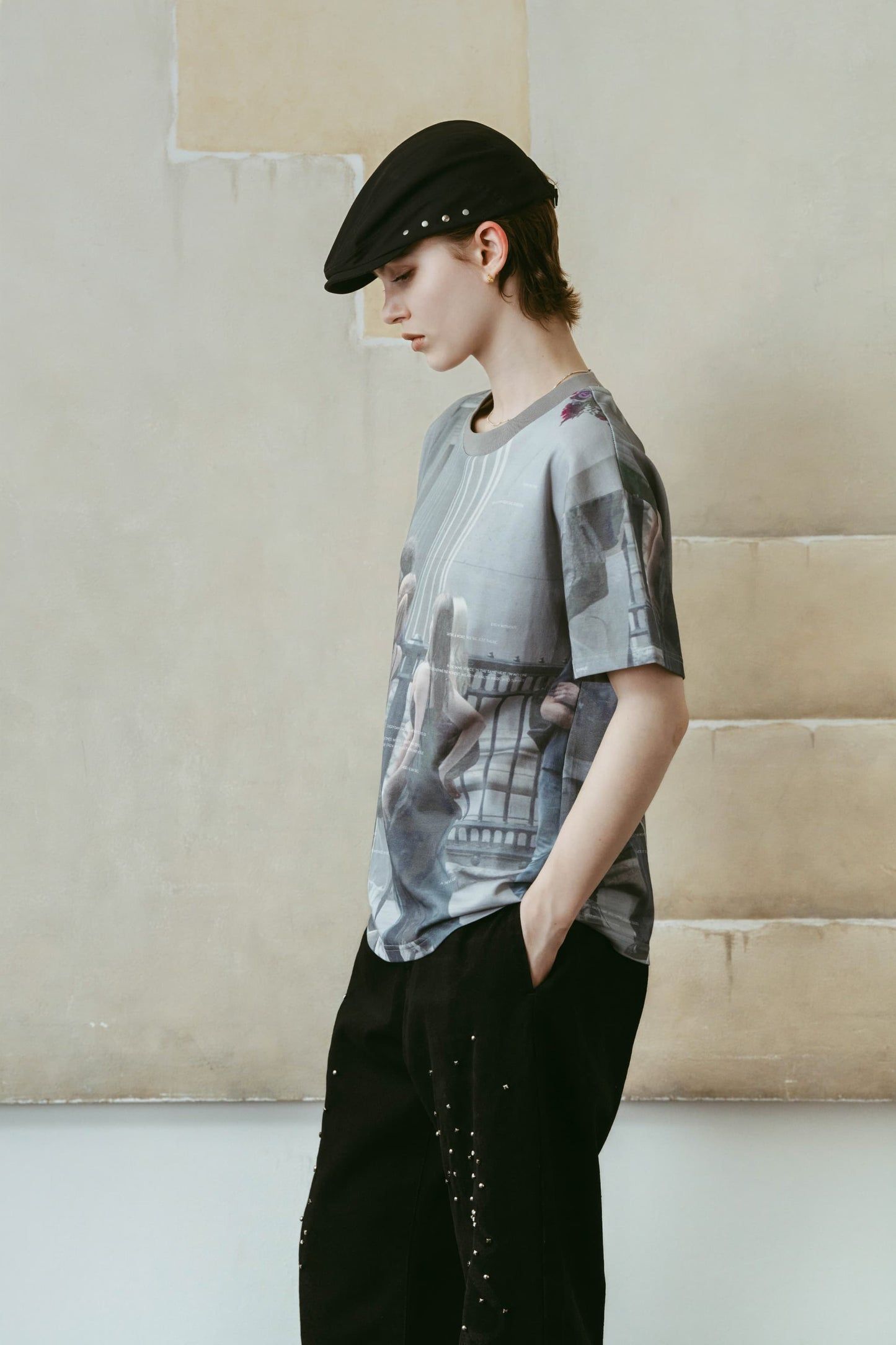 スクールグラフィック Tシャツ (ガールズ) school graphic tee(unisex) (Girls) /  26SS