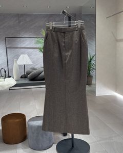 【25AW】【THE C】ICHIGUN SKIRT / イチグンスカート (ブラウン)