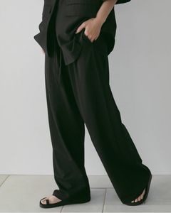 カットラフパンツ (ブラック) Cut Rough Pants (Black) / 26SS