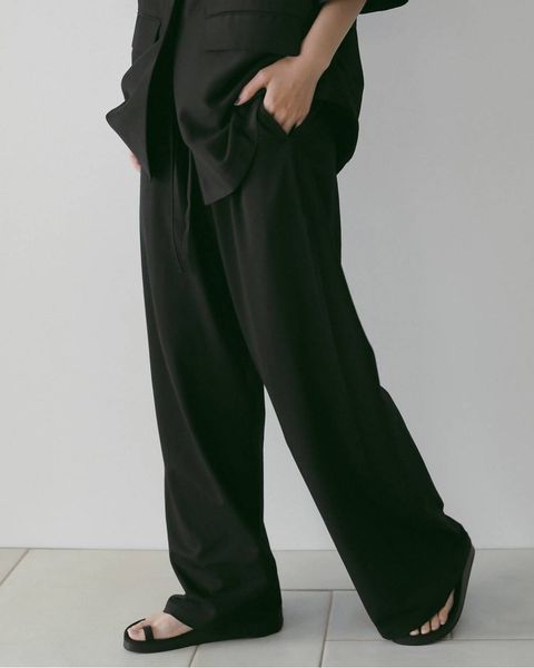 カットラフパンツ (ブラック) Cut Rough Pants (Black) / 26SS