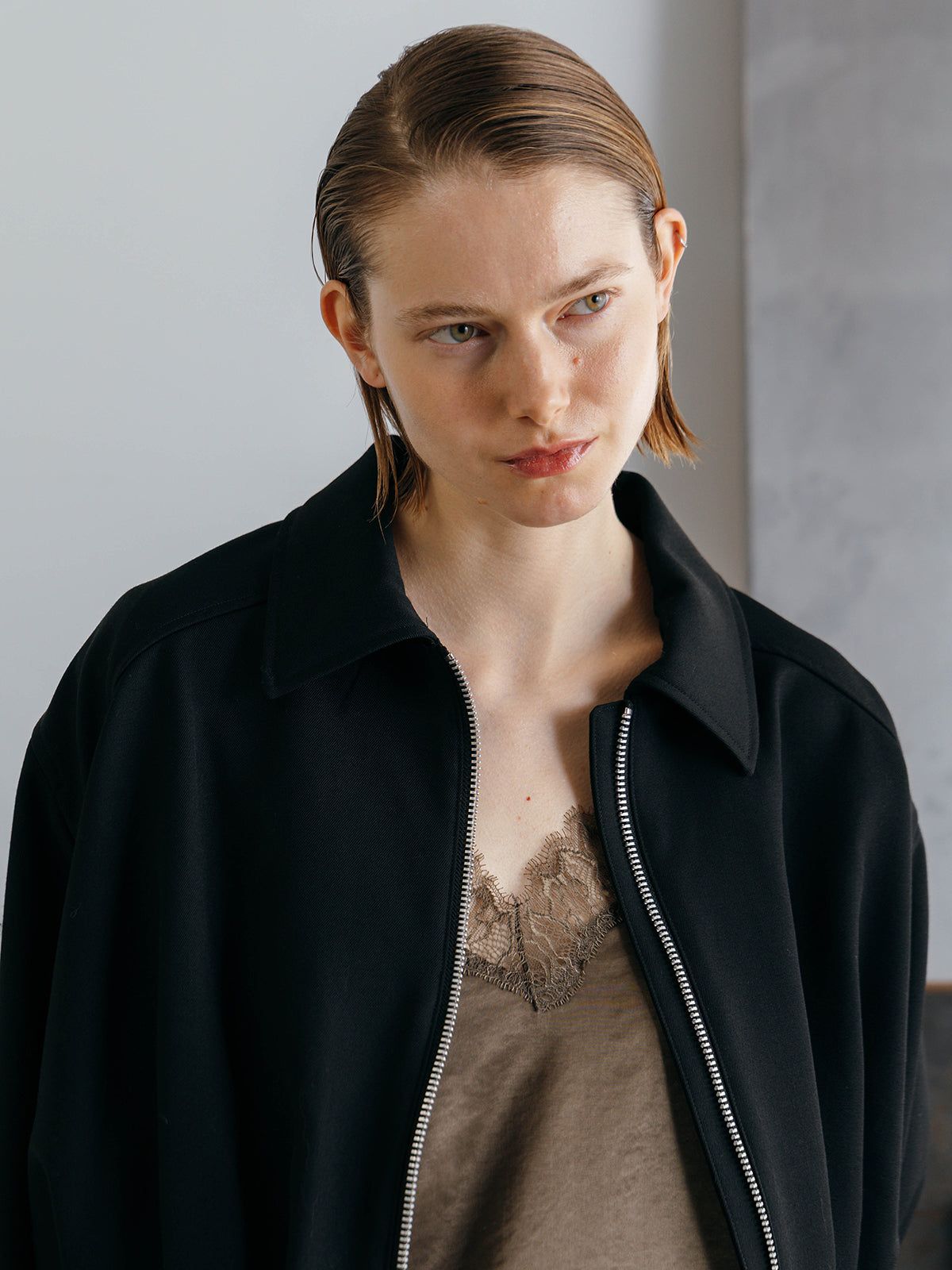 ICHIGUN TUCK JACKET / イチグン タックジャケット (Black) / 26SS