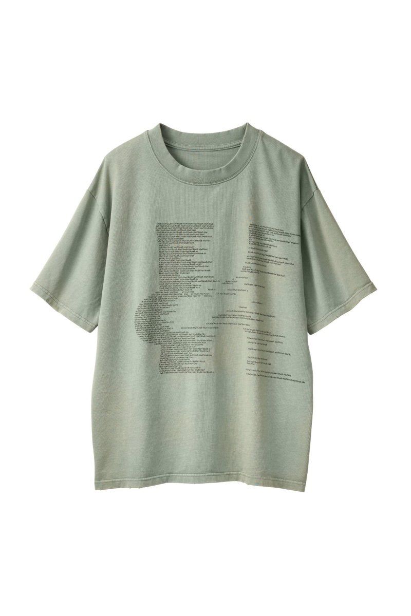 K error design T shirt(unisex) / Kエラーデザイン Tシャツ (モスグリーン) / 25SS