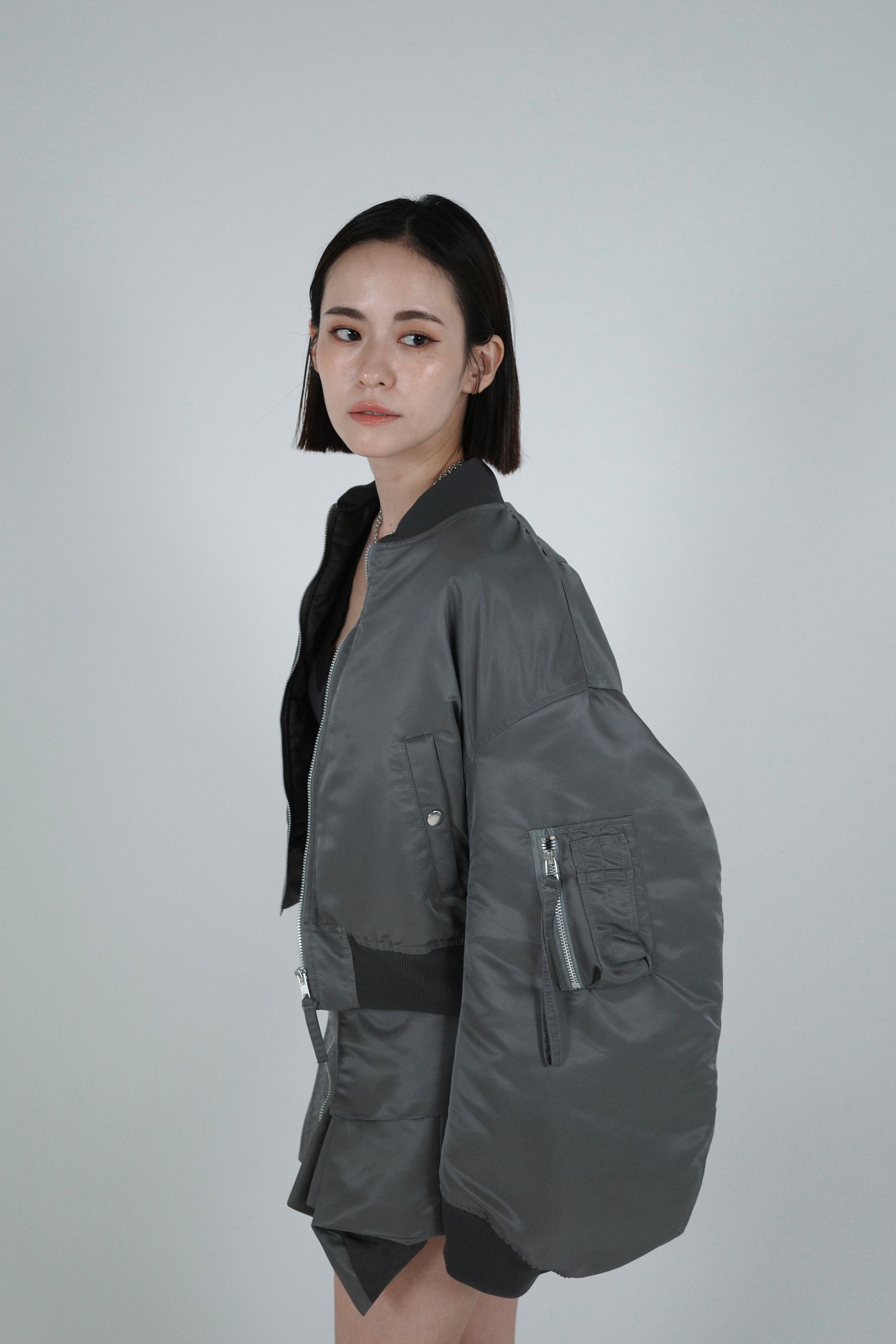 Nylon MA-1 (グレー)