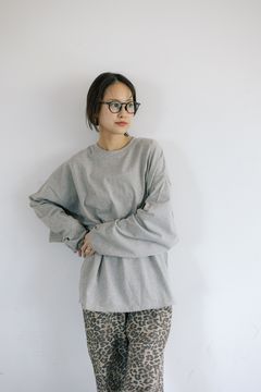 ベーシックロングTシャツ (グレー) Basic Long Sleeve T-shirt (Gray) / 26AW