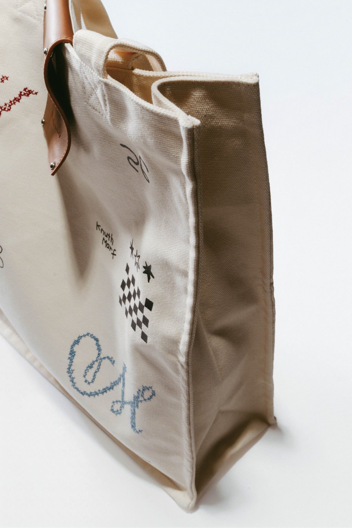 グラフィックキャンバストートバッグ (アイボリー) graphic canvas tote (Ivory) /  26SS