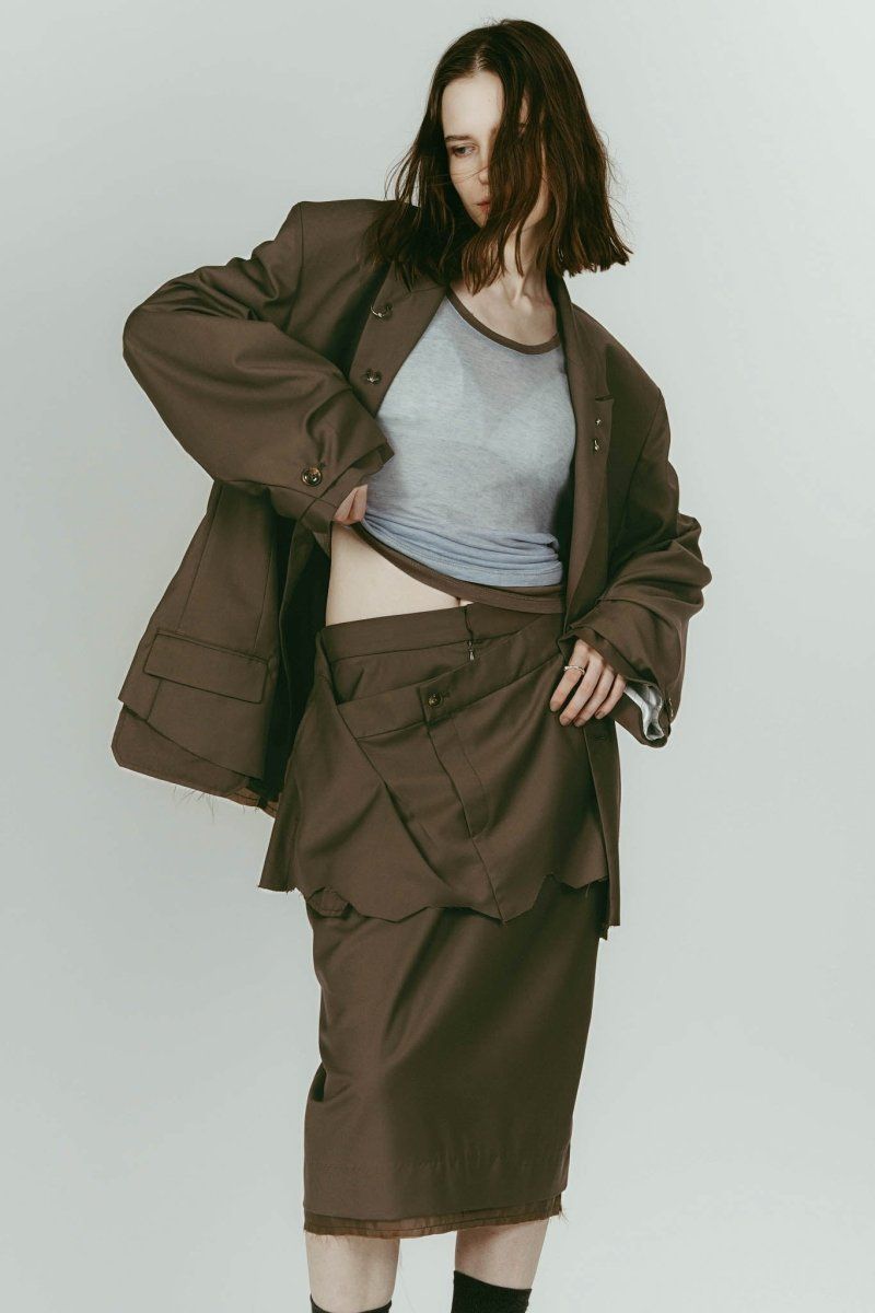 vintage tailored jacket (Brown) / ヴィンテージ テーラードジャケット (ブラウン) / 26SS