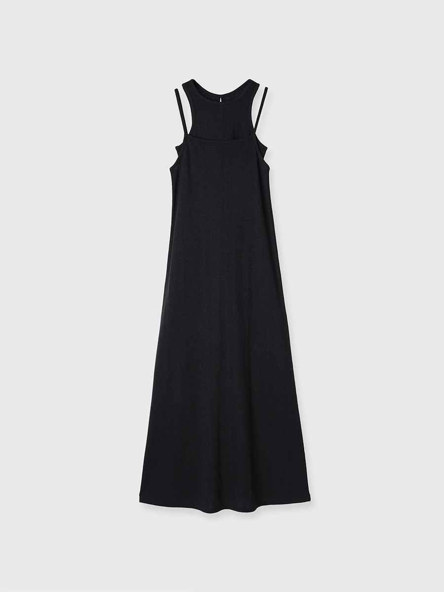 CREDONA - 【25SS】SLAB RIB TANK SET DRESS / スラブリブ