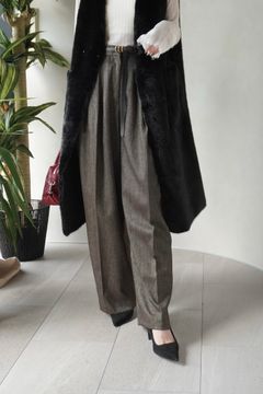 【THE C】イチグンパンツ (ブラウン) ICHIGUN PANTS