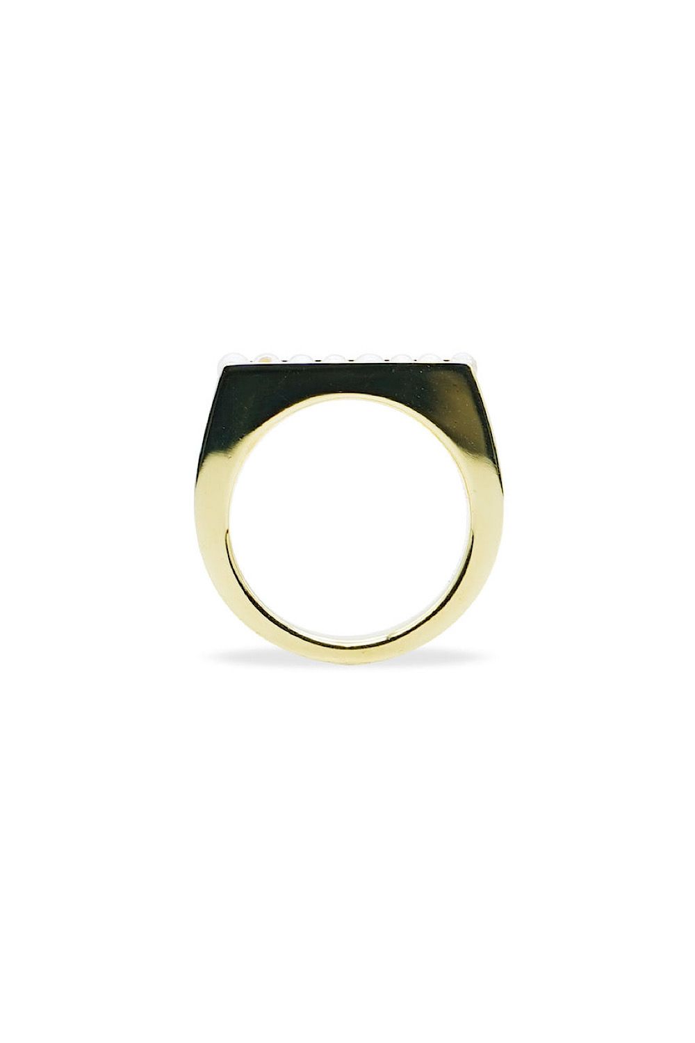 STRING PEARL RING / ストリング パール リング STERLING SILVER 925 (ゴールドベルメイユ)