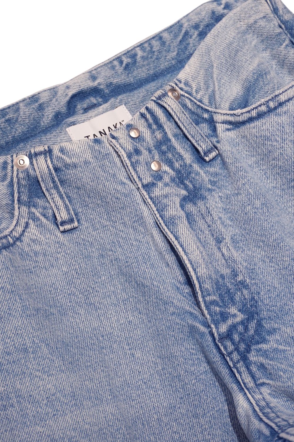 WIDE JEAN TROUSERS / デニムワイドパンツ (アッシュブリーチ) / レディース