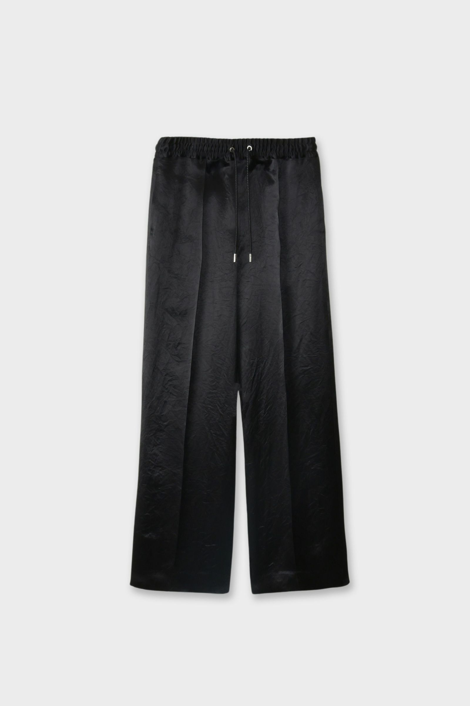 【残り1点】【24AW】SATIN RELAX PANTS / サテンリラックスパンツ (ブラック)