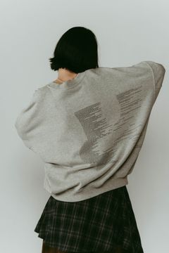 Kerror design sweat(unisex) / Kエラーデザイン スウェット (グレー) / 25AW