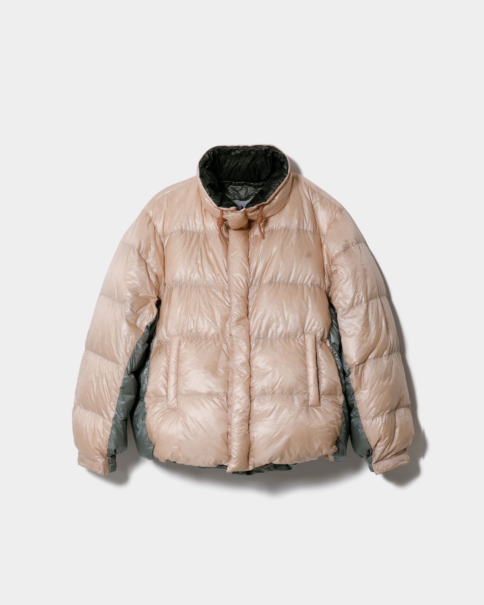 NANGA multilayering down vest blouson / ナンガ コラボレーション ダウンジャケット (チャコール) / メンズ / レディース