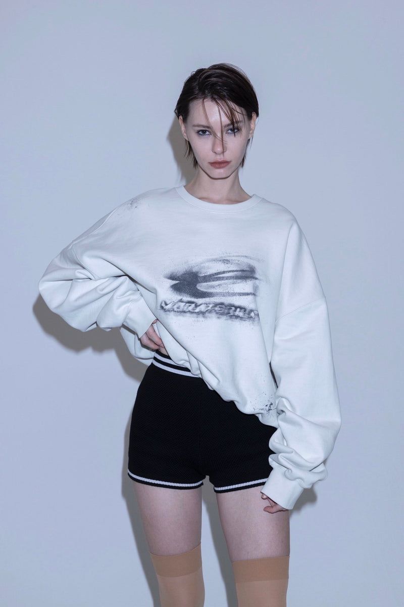 グラフィック スウェット (ホワイト) Graphic sweat (White)